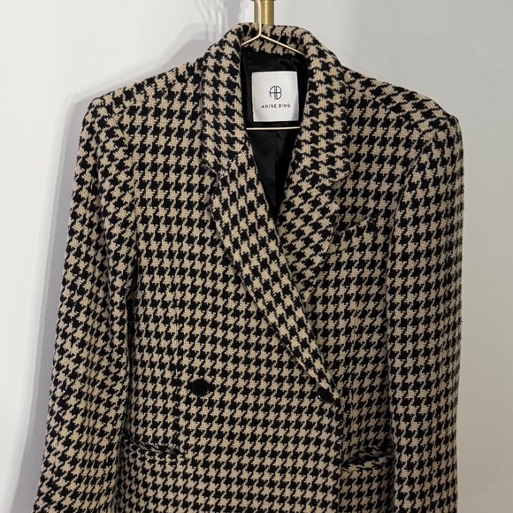 anine bing kaia blazer houndstooth - Picture 5 of 6